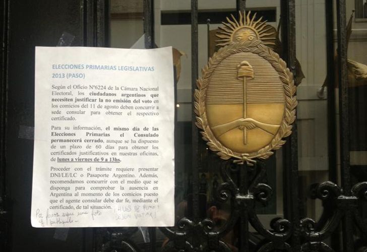 Argentinos en Nueva York no pudieron votar