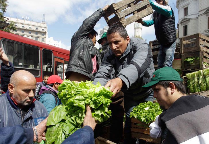 Se viene otro “Verdurazo” en Plaza de Mayo