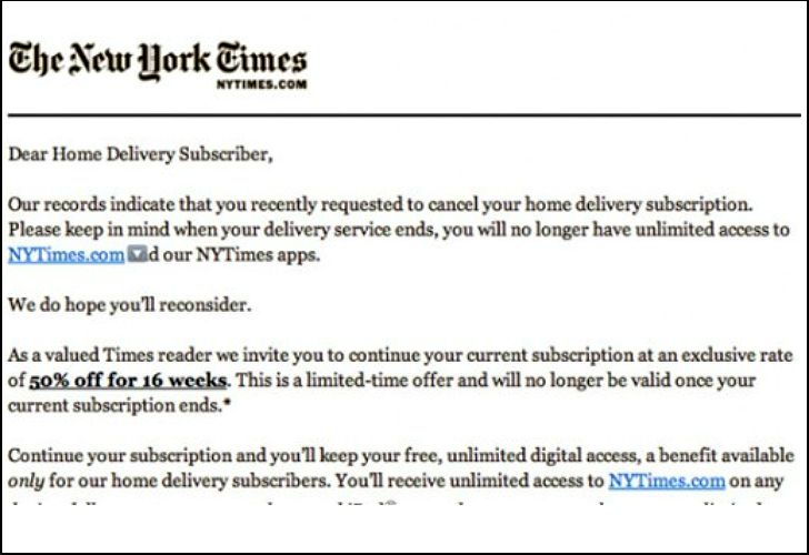 El New York Times logró record en envío de spam