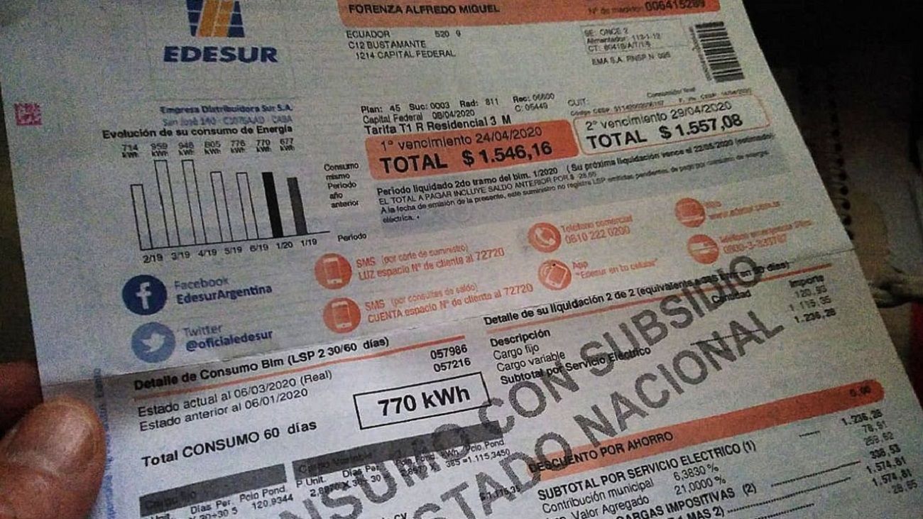 Cuáles serían los barrios de AMBA que se quedarían sin el subsidio a la luz