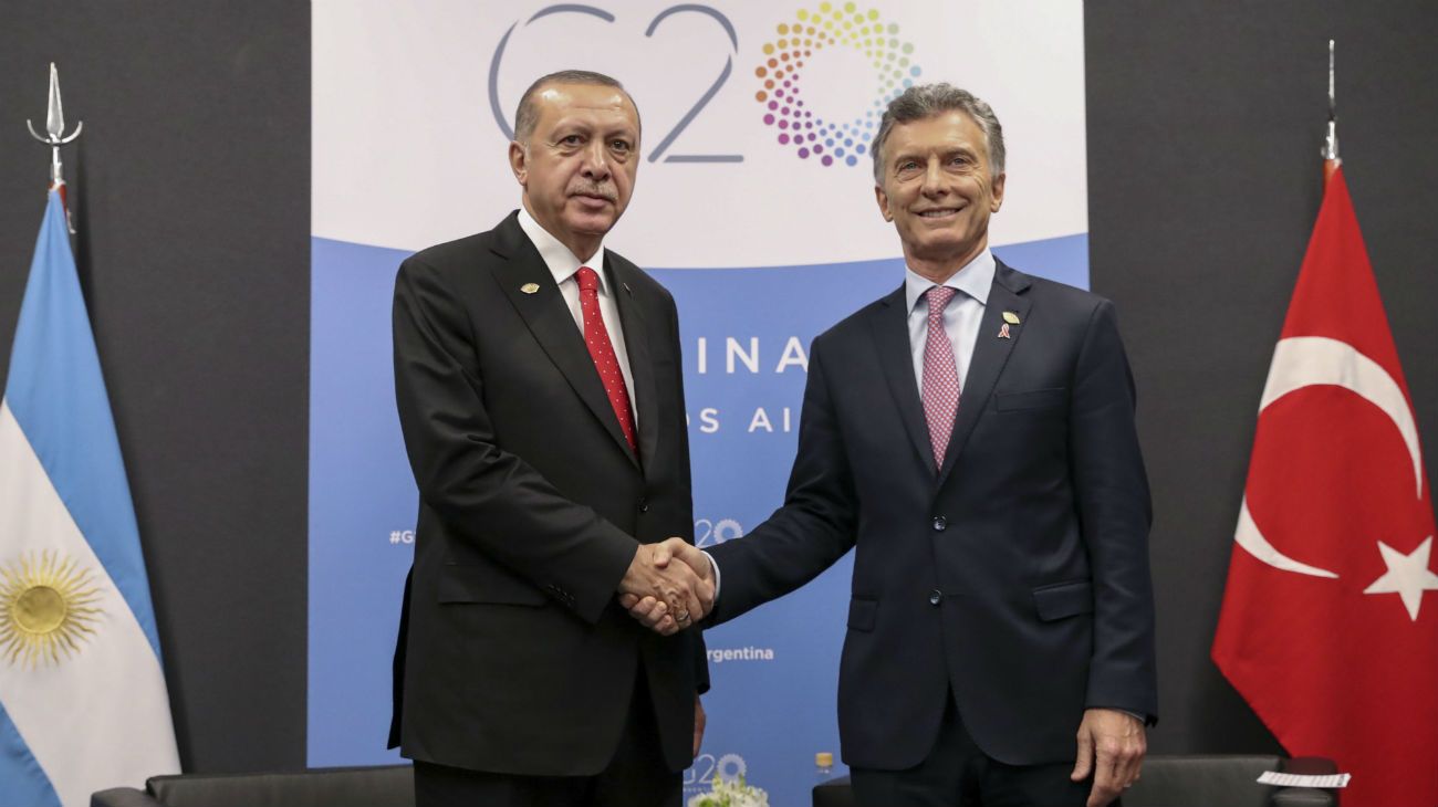 El curioso traspié al inicio de la reunión entre Macri y Erdogan