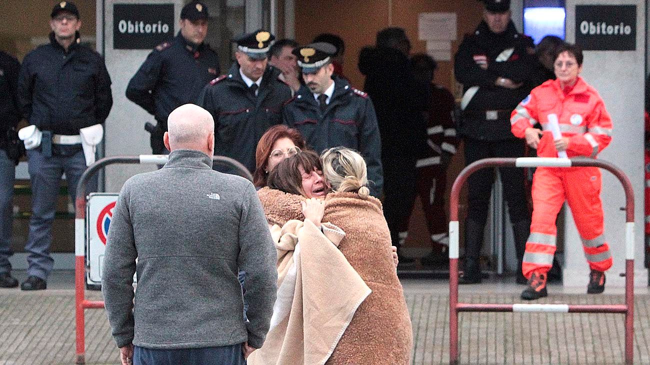 Trágica estampida en una disco italiana: seis muertos