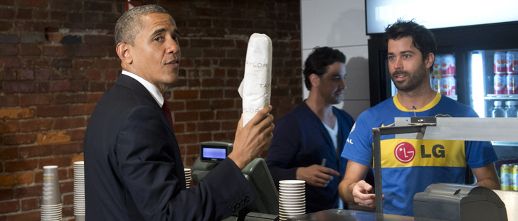 Barack Obama se reunió con un hincha de Boca