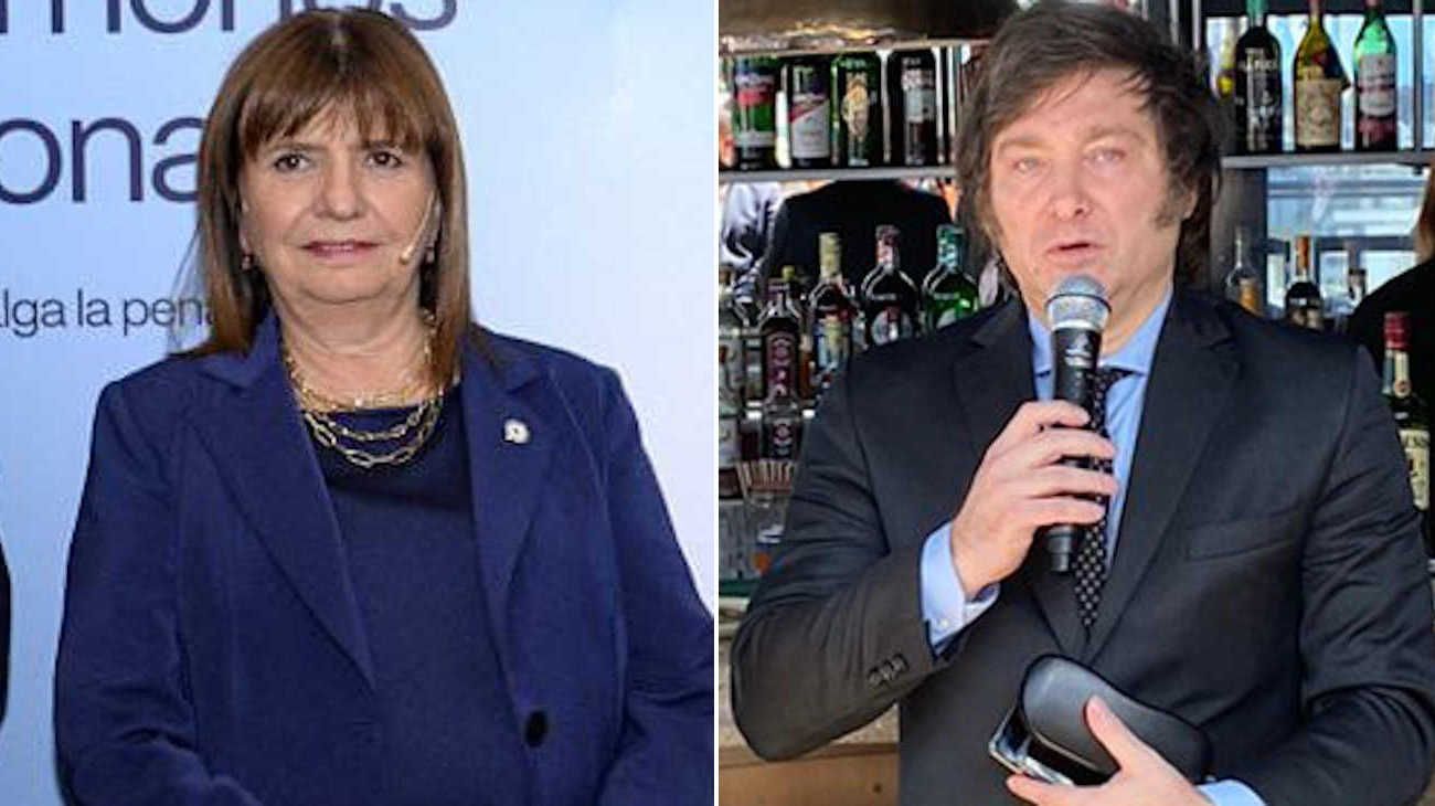 Bullrich y Milei se sacaron chispas y llevaron la campaña a Mar del Plata