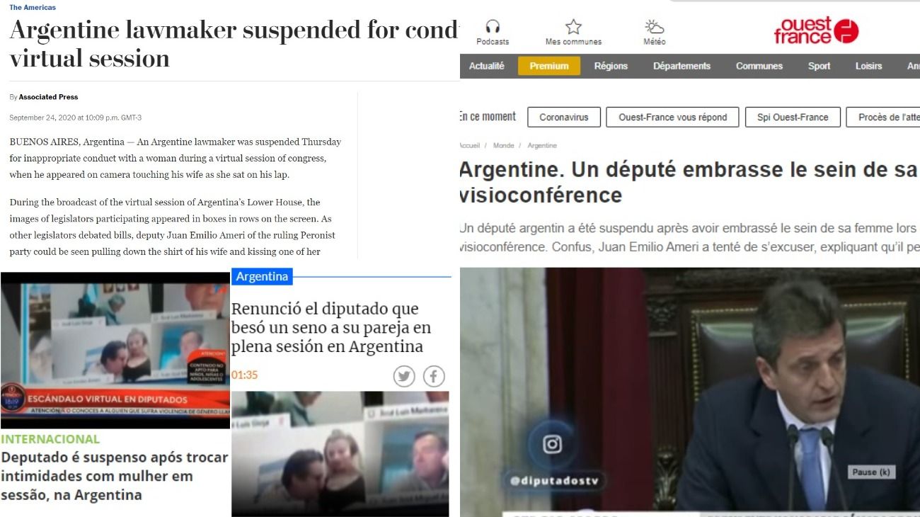 Escándalo sexual: así reflejaron los medios internacionales el caso de Juan Ameri