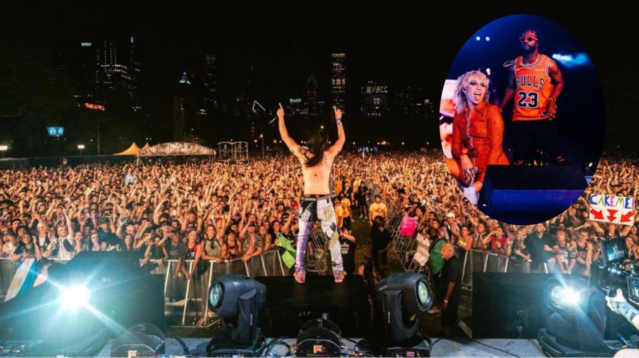 Miley Cyrus cantó en Chicago en el primer Lollapalooza con protocolo