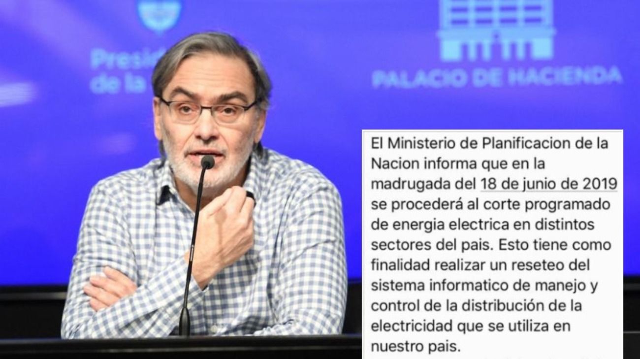Desmienten una fake news viral sobre cortes programados de energía