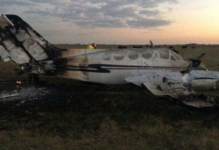 Cayó un avión de la Policía Federal por una falla técnica