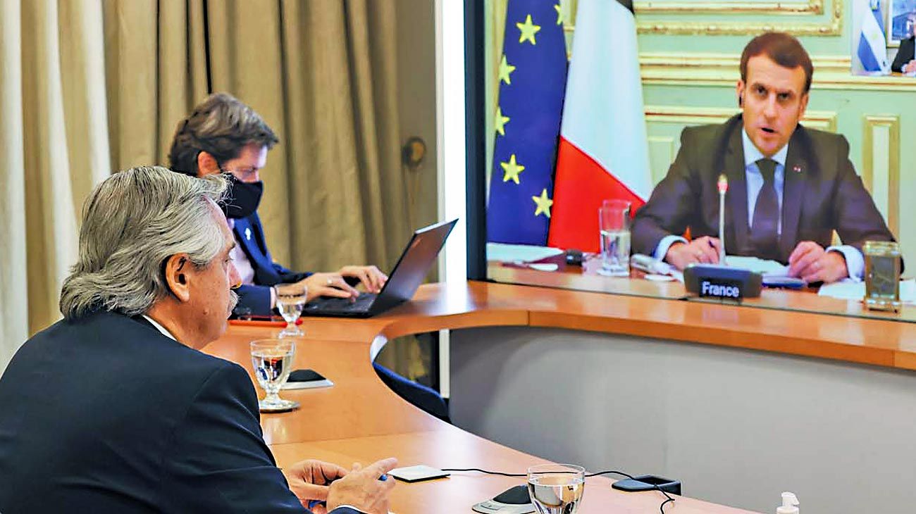 Fernández y Macron renuevan su alianza internacional
