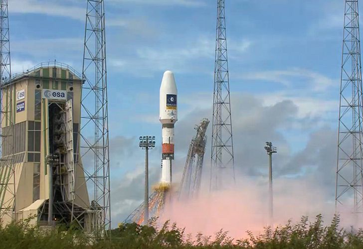 Galileo, el GPS europeo, lanzó al espacio sus dos primeros satélites