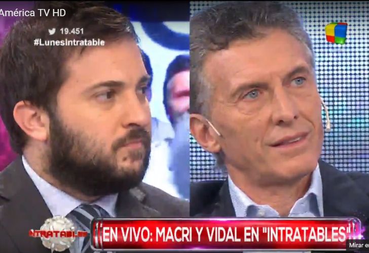 Brancatelli a Macri: "No voy a cambiar mi forma de pensar"