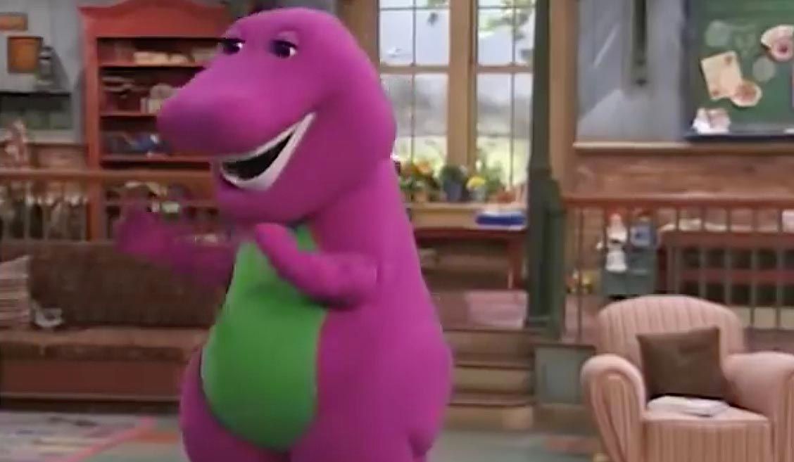 Un documental muestra la oscura historia de Barney el dinosaurio