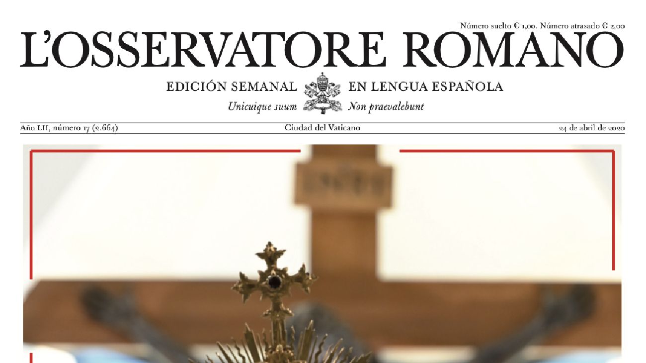 L'Osservatore Romano de esta semana: "Pensar en un proyecto común"