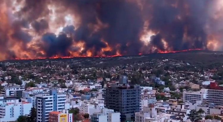 Sequía y viento: alerta extrema por riesgo de incendios en Córdoba