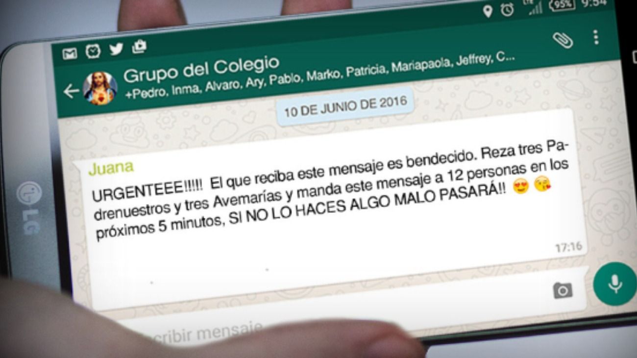 ¿Qué debe hacer un católico con las cadenas de oración de WhatsApp?