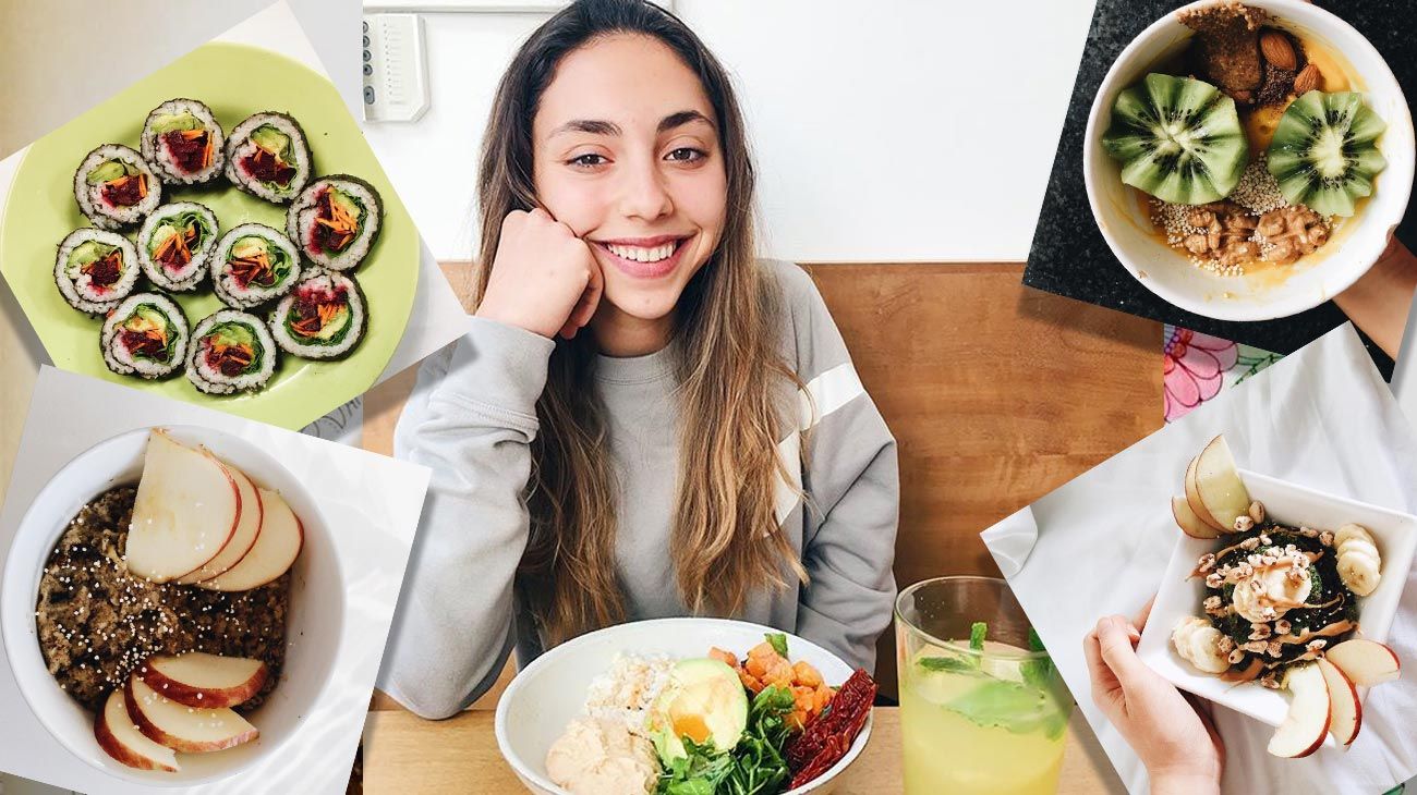 Tiene 17 años, es influencer y presenta un libro sobre alimentación vegana