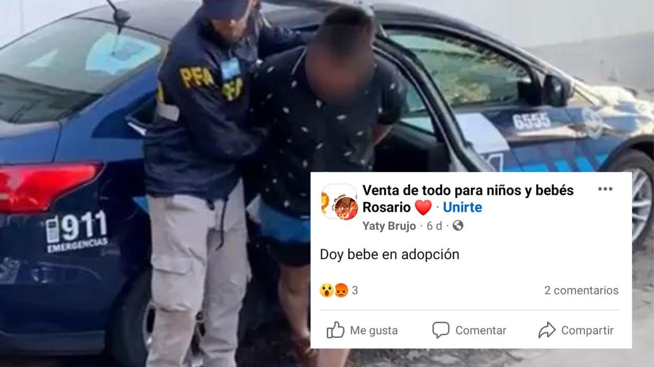 Venta de bebés en Rosario: "brujo" ofreció a su hija por Facebook y ahora puede ir a juicio