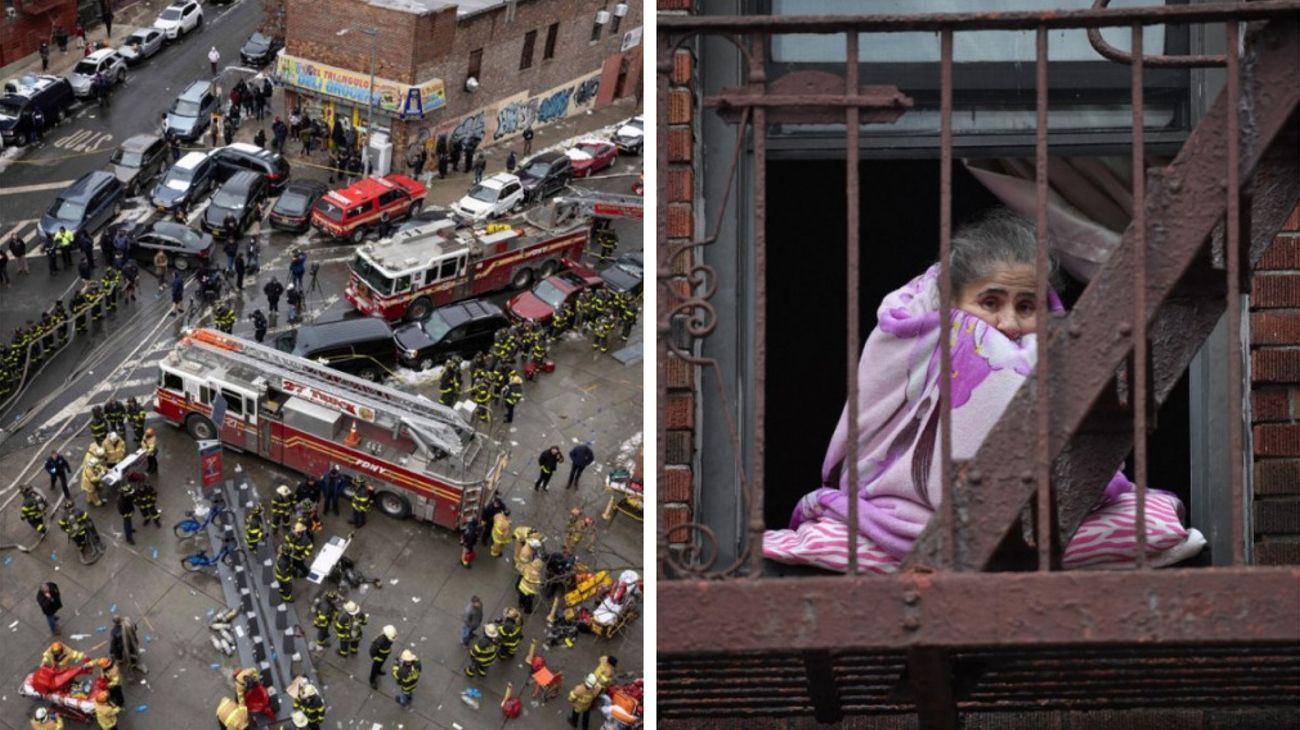 Nueva York: el catastrófico incendio de un edificio dejo al menos 19 muertos, entre ellos 9 niños
