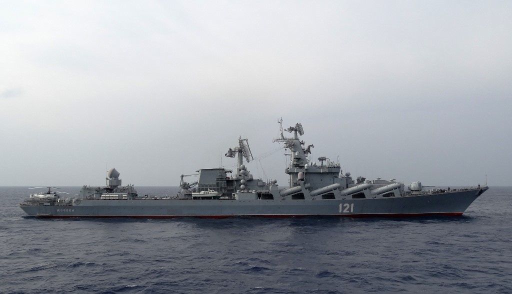 El buque "Moskva", emblema del poderío naval ruso, se hundió en el Mar Negro