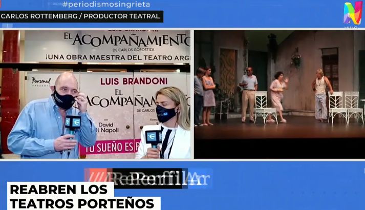 Rottemberg, sobre la vuelta de los teatros porteños: "Tenemos claro que esto es paso a paso"