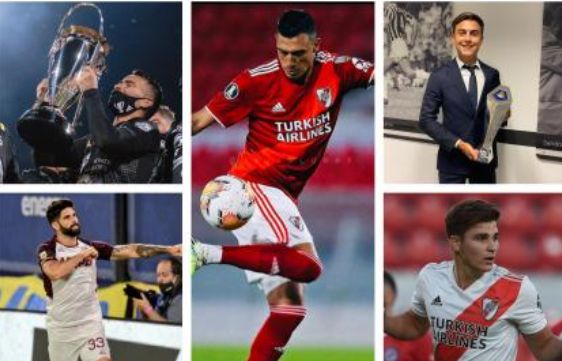 El Top 5 de futbolistas cordobeses en 2020