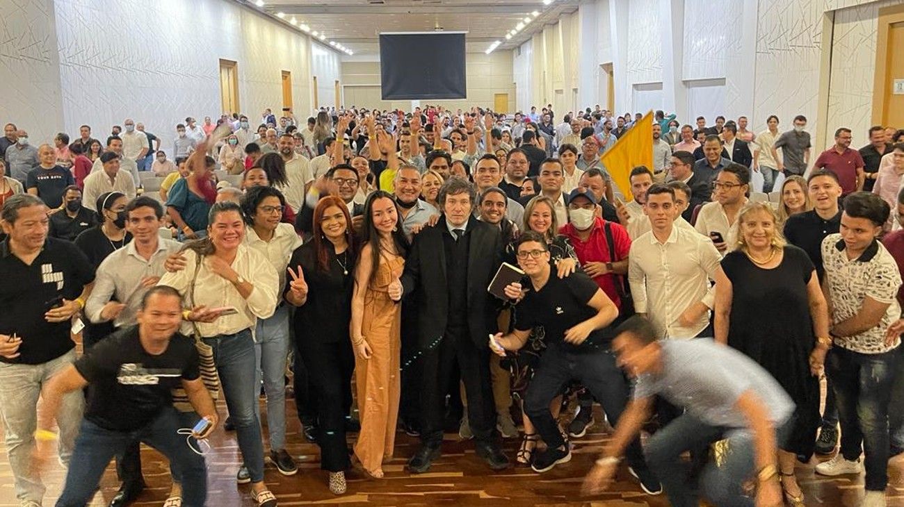 Milei en Colombia: "No hagan como Argentina, no permitan que el socialismo del siglo XXI llegue al poder"