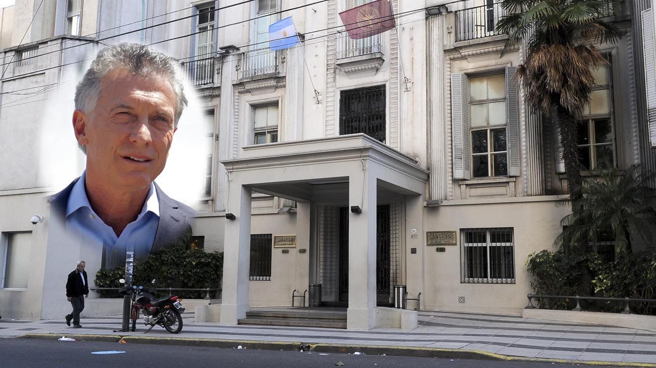 Mauricio Macri está internado en el sanatorio Otamendi