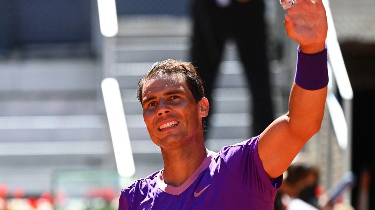 Rafael Nadal dejó atrás su lesión y debutó con un triunfo en el Madrid Open
