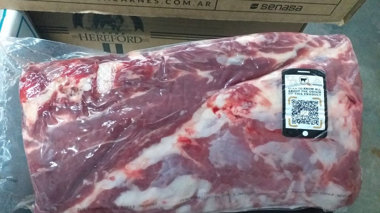 Trazabilidad: llegan a Arabia los primeros cortes de carne argentina con código QR