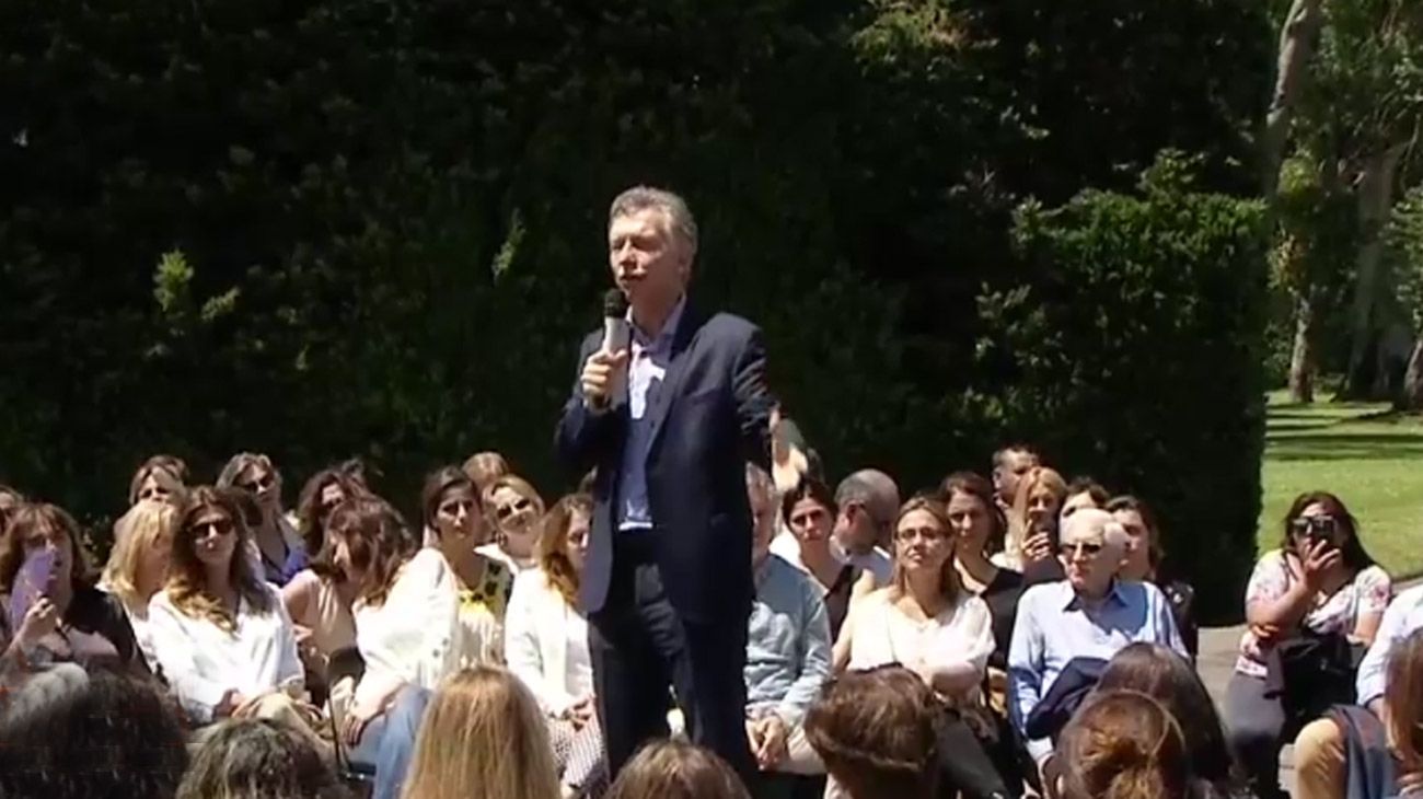 Mauricio Macri: "Hay un cambio de época y el debate de género no tiene vuelta atrás"