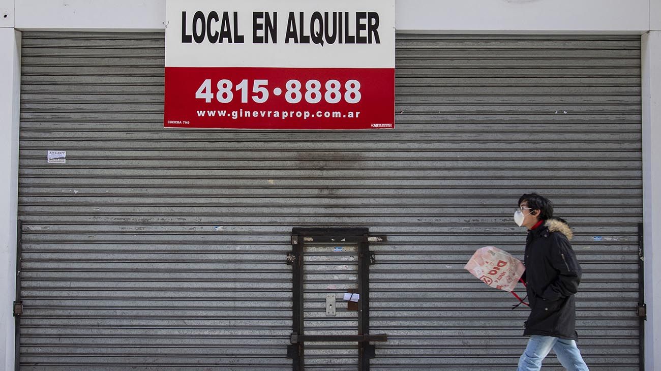 Creció un 59% los locales comerciales vacíos en Ciudad de Buenos Aires por la pandemia