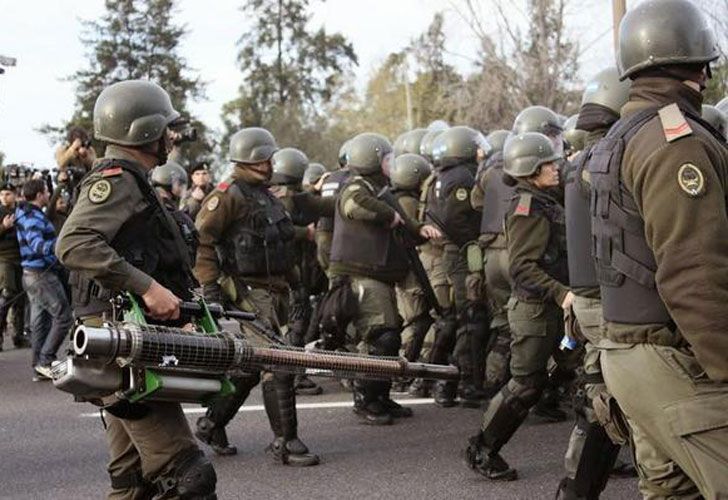 Lear | Gendarmería reprimió el corte de Panamericana con balas de goma