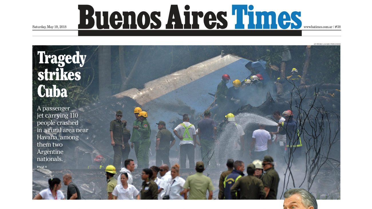 Este sábado en Buenos Aires Times: Macri asegura que la crisis ya pasó
