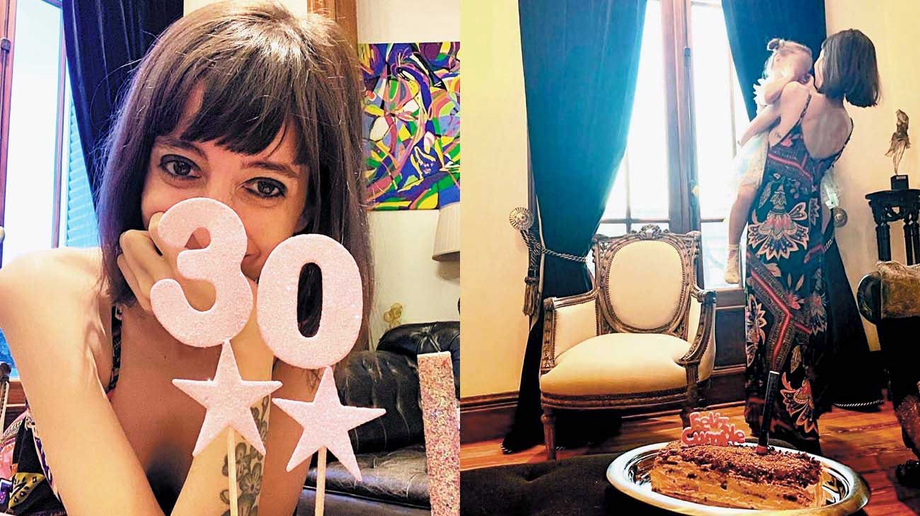 Florencia cumplió 30 años y por primera vez mostró a Helena