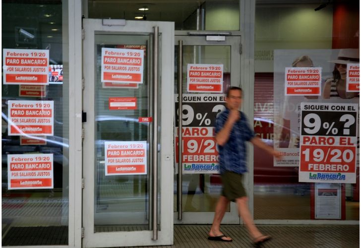 Los bancarios cerraron 2018 con un aumento del 46%