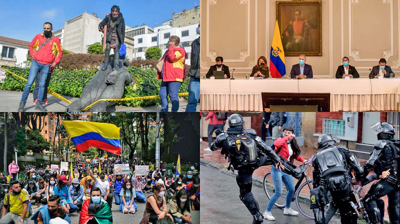 Colombia: arranca un diálogo entre acusaciones de brutalidad policial