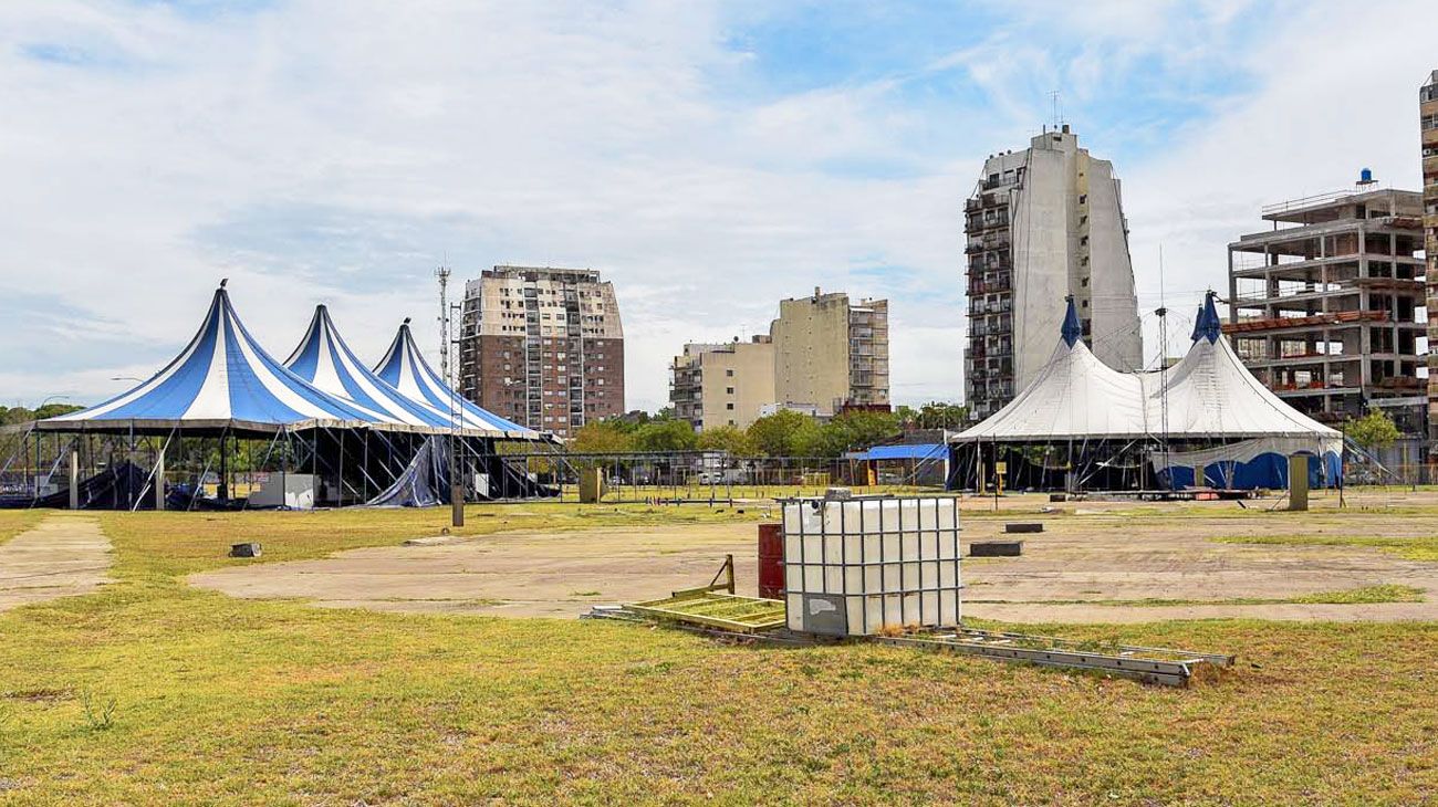 Sin luces ni estrellas: desidia y abandono, la triste imagen que devuelve el Polo Circo de la Ciudad