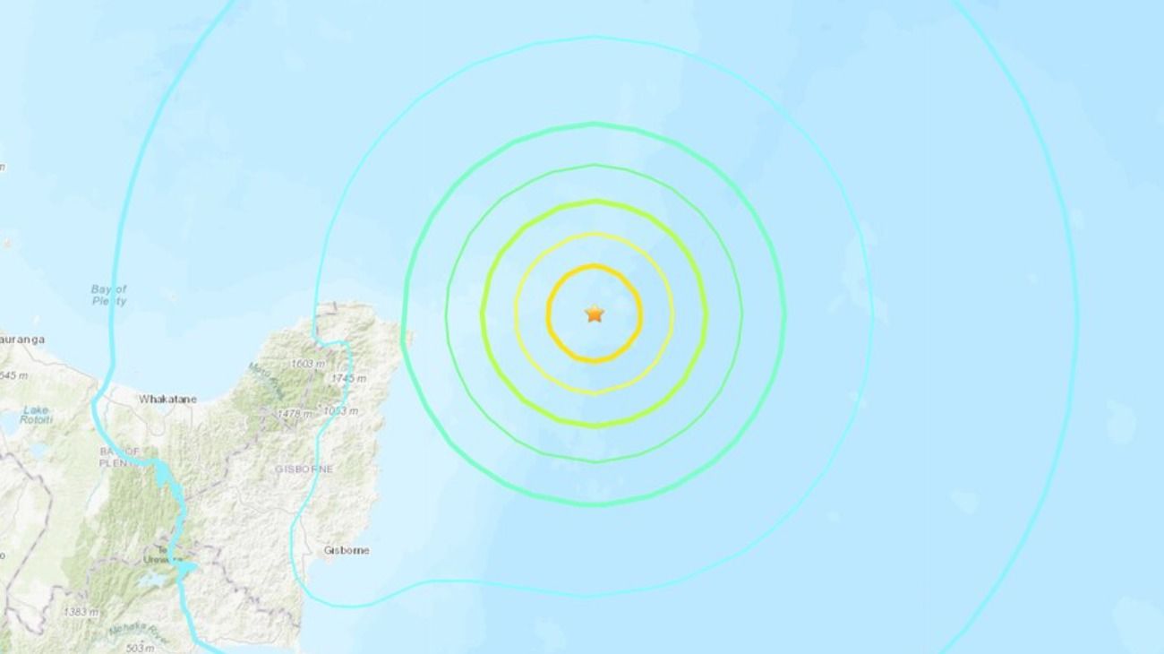Alerta por posible tsunami en Chile y Perú tras sismo de magnitud 8,1 en Nueva Zelanda