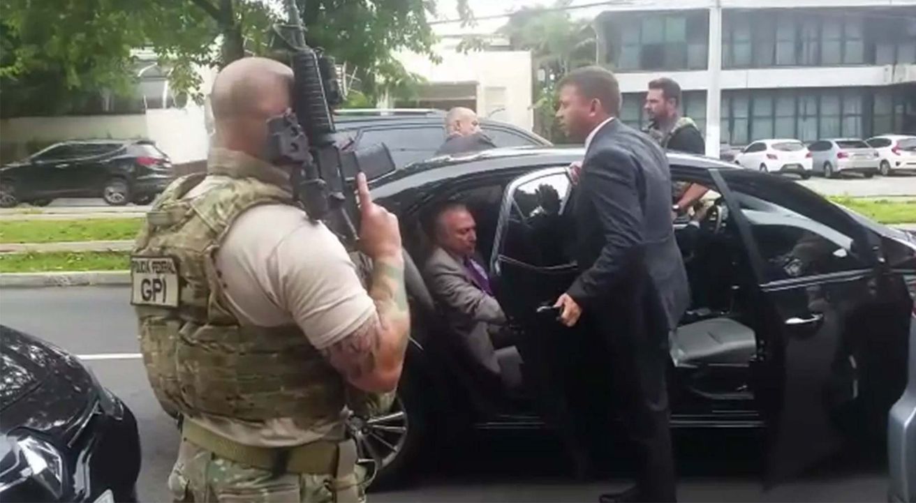 Detienen al ex presidente brasileño Michel Temer por el caso Lava Jato