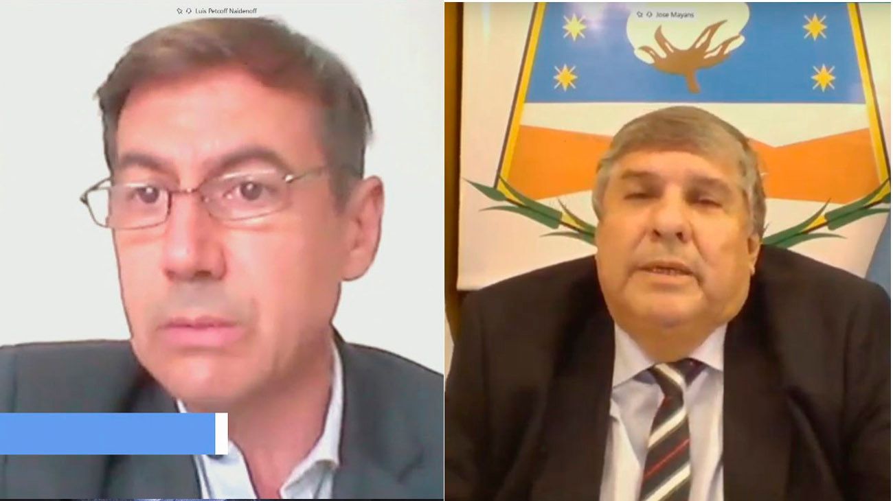 Los cruces entre Naidenoff y Mayans: los "cara de piedra" versus "los runners"