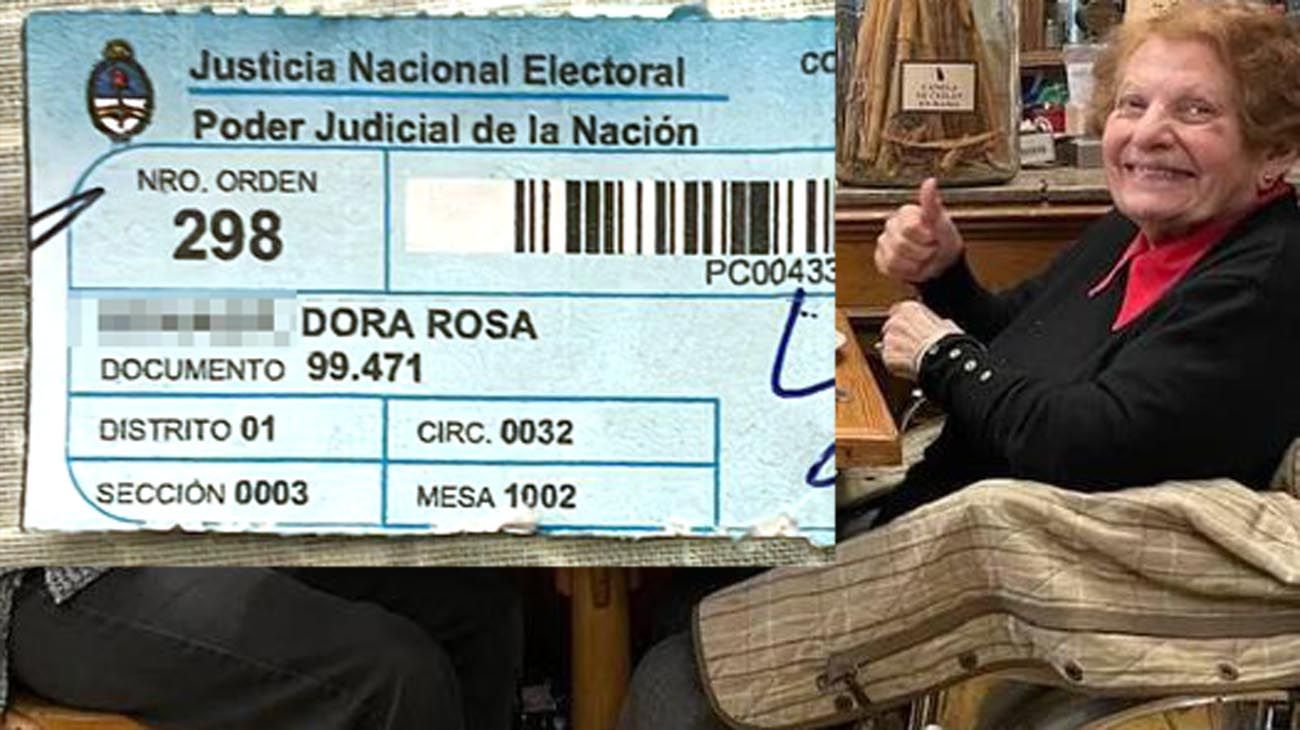 El "voto ejemplo" de los que están exceptuados