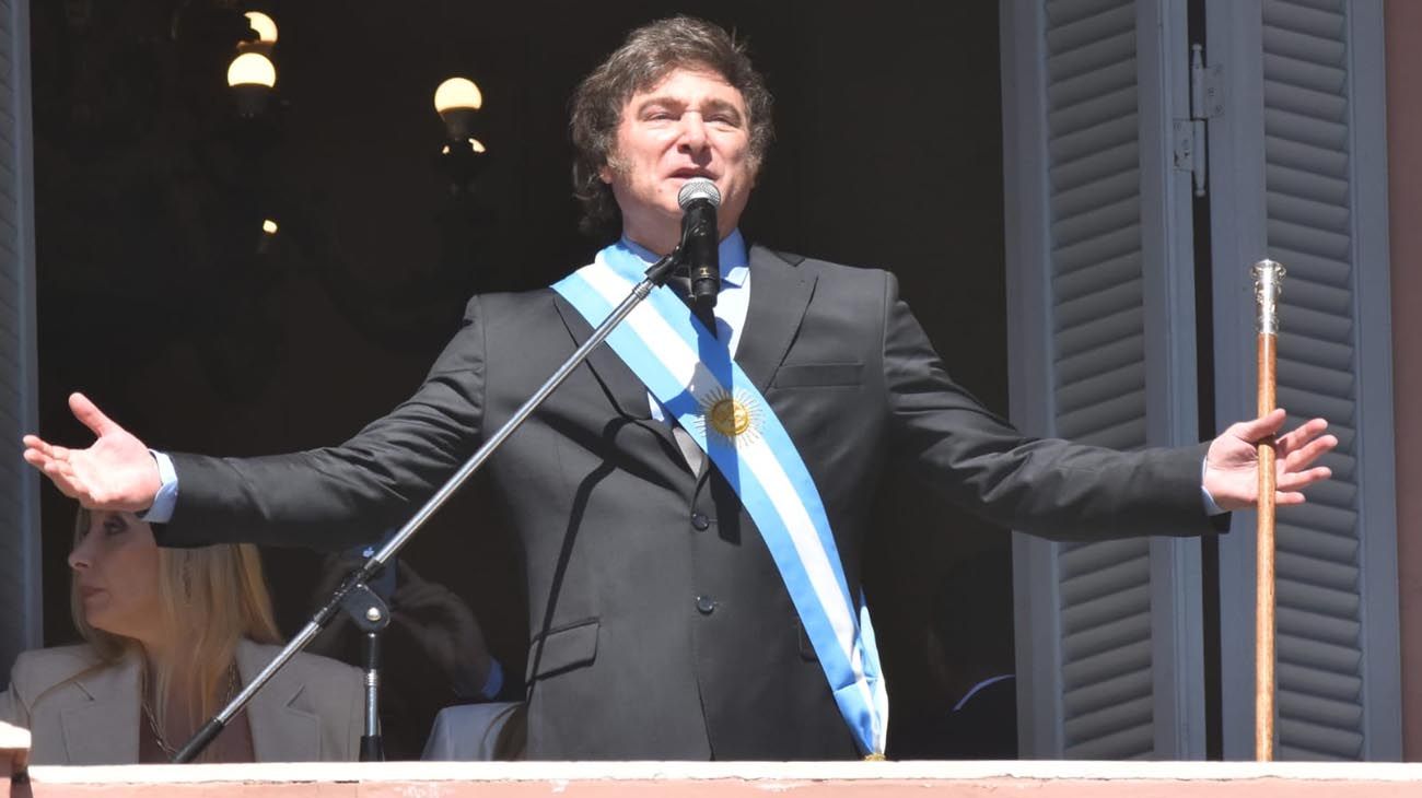 La asunción de Milei: los momentos clave del histórico día para el libertario