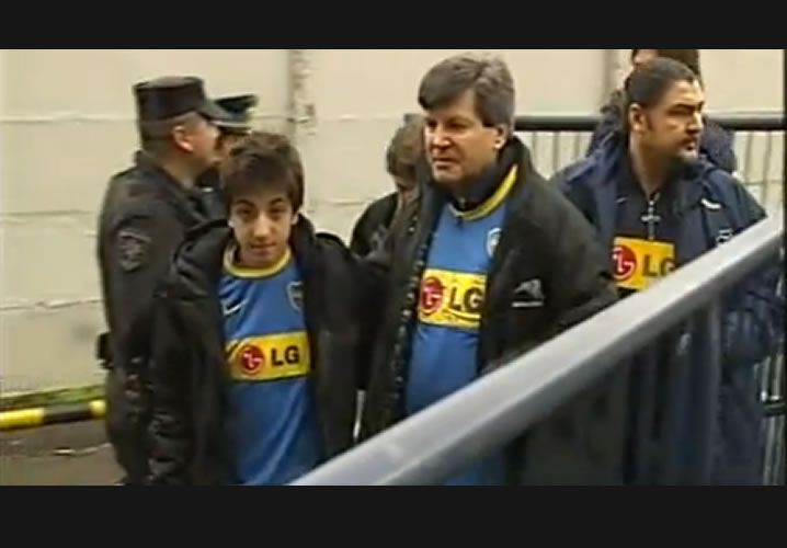 Reapareció Carlín Calvo en la Bombonera