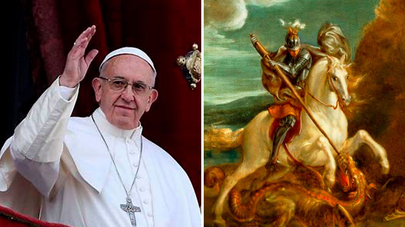 Por qué el 23 de abril se celebra San Jorge, el santo del Papa Francisco