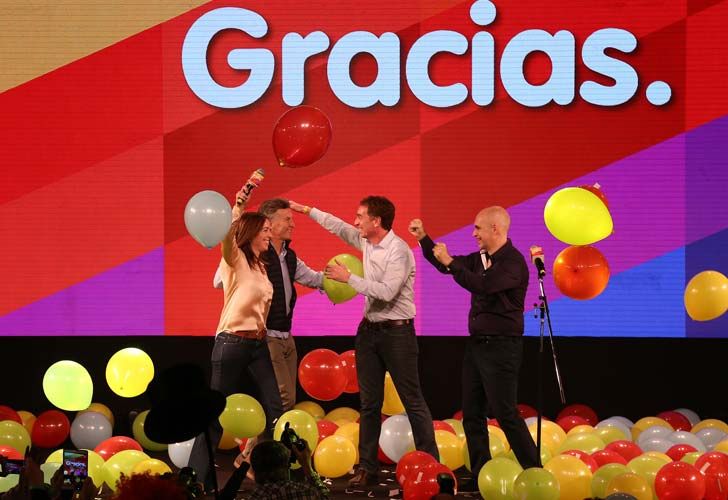 Macri aprovechó el triunfo para dar un medido discurso de campaña