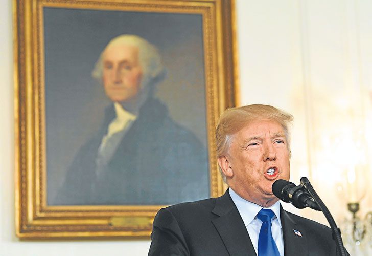 Trump advirtió que va a cancelar el acuerdo nuclear con Teherán si no puede modificarlo