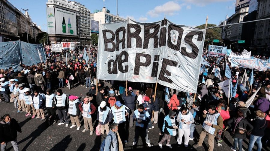 Los piqueteros preparan una marcha a Desarrollo Social: cuándo será