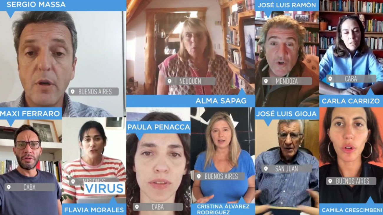 Con un video viral, los diputados piden: "Hacé Patria, quedate en casa"