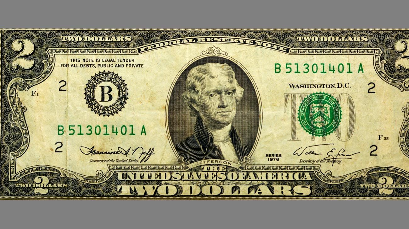 Los billetes de US$ 2 pueden venderse por miles de dólares: cómo identificarlos