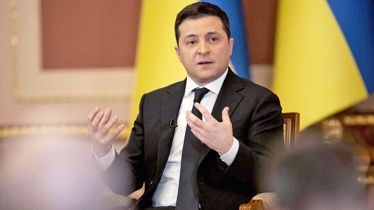 El presidente ucraniano pide evitar el “pánico” por la crisis con Rusia